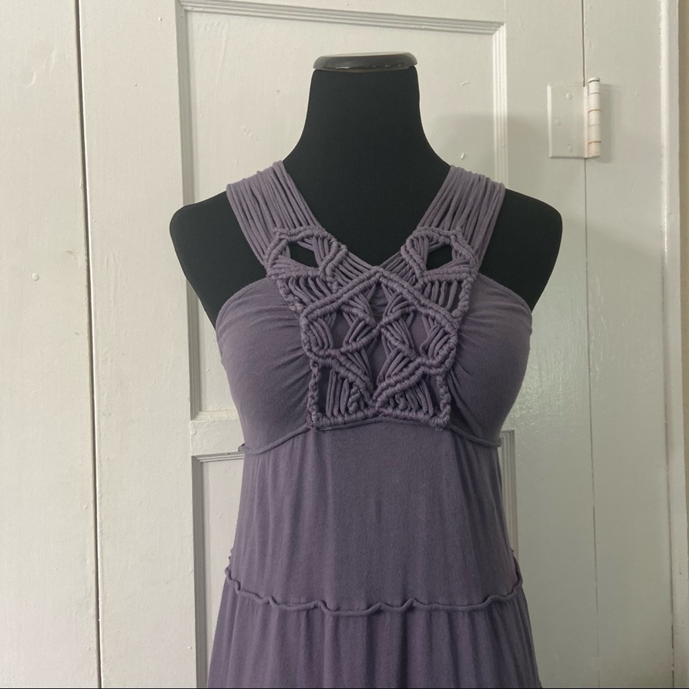 Free People Beach Free People Tiered Macrame Sun Dress - Picture 3 of 12